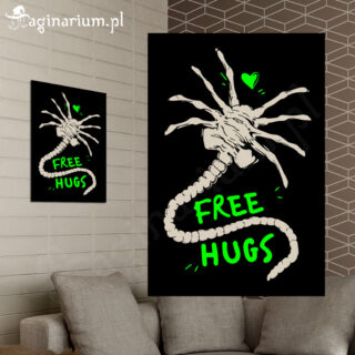 Plakat Alien Free Hugs
