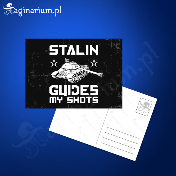 Pocztówka Stalin guides my shots